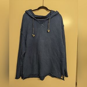 Dr Collectors size Medium Teddy Forever Blue Hood Pullover Sweatshirt